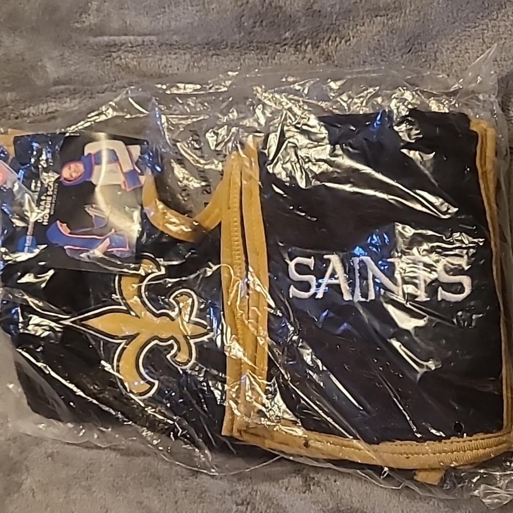 NFL FLEECE Hoodie Scarf SAINTS NWT
